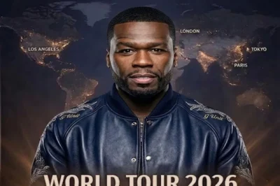 GLOBAL HIP-HOP SHOCKWAVE: 50 Cent OFFICIALLY UNLEASHES 2026 WORLD TOUR-32 DATES, 3 CONTINENTS, AND A SECRET SENDING FANS INTO TOTAL CHAOS