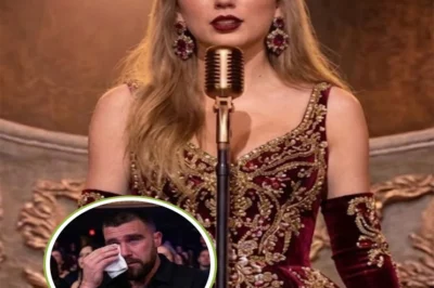 “THIS IS FOR HIM” — Taylor Swift OVERCOME WITH EMOTION IN RARE PUBLIC APPEARANCE, LEAVING Travis Kelce AND THE CROWD DEEPLY MOVED