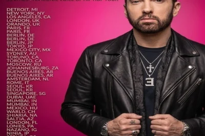 Eminem Announces 2026 World Tour, Sparking Global Excitement Among Fans