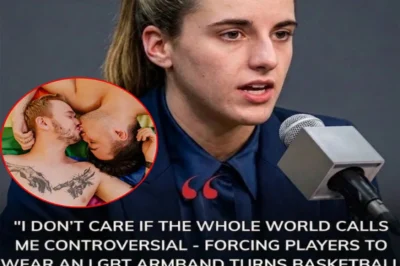 BREAKING NEWS: Caitlin Clark has sparked a firestorm of controversy with a blunt statement that has divided fans nationwide – calling the mandatory wearing of LGBT armbands a “”””political charade”””” and declaring she plays for her team, not for any movement…