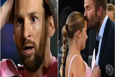 Backstage Shock: Lionel Messi is left stunned as David Beckham drops a ‘family bombshell’ that catches the entire football world off guard!