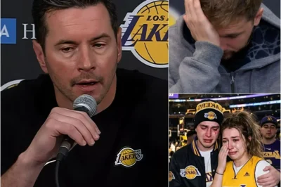 SAD NEWS: After the game against the Oklahoma City Thunder ended, coach JJ Redick was in tears during the press conference: “What matters to me is not the score or the outcome of the game, but what matters to me is Luka Dončić.