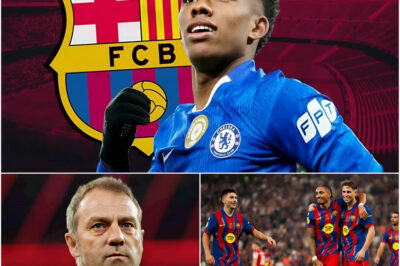 TRANSFER SHOCK: BARÇA “DETONATES” €100M BLOCKBUSTER DEAL! FC Barcelona is reportedly close to finalizing a €100 million deal to sign rising talent Estevão Willian from Chelsea FC.