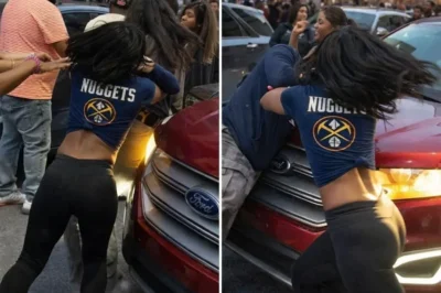 Two female Denver Nuggets fans shocked everyone as they got into one of the craziest fights you’ll ever see, throwing wild haymakers and turning the area outside the stadium into a chaotic battleground with hair- pulling and relentless punches.[VIDEO]
