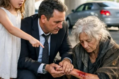 Everyone ignored the old beggar woman… until a billionaire’s daughter said