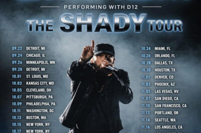 A quiet storm is forming in hip-hop — the kind that doesn’t need headlines to make people pay attention. Rumors of a potential “Shady Tour” are spreading, and with them comes a name that instantly pulls fans back in time: D12. For many, this wouldn’t feel like just another tour announcement. It would feel like reopening a chapter that shaped an entire era.