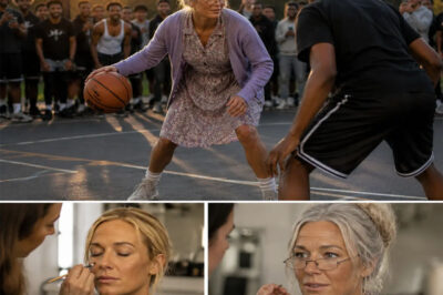 BOMBSHELL: The “Old Lady” on the Court Turns Out to Be a Disguised WNBA Superstar—Deliberately “Teaching Everyone a Lesson”!