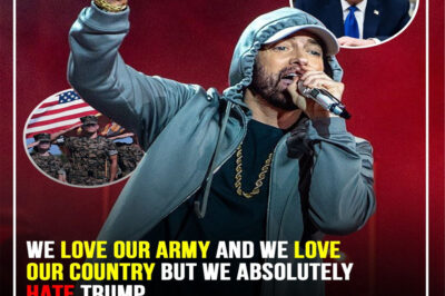 Eminem is trending online after a strongly worded political statement attributed to him sparked widespread debate across social media platforms. The reported comments, which expressed support for the military and the country while criticizing, quickly circulated through entertainment pages and political discussions, reigniting conversations about celebrity involvement in political discourse.