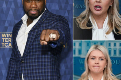 “YOU NEED TO STAY QUIET!” – Karoline Leavitt’s Attack on 50 Cent Backfires Spectacularly After Rap Icon Reads Every Word Live