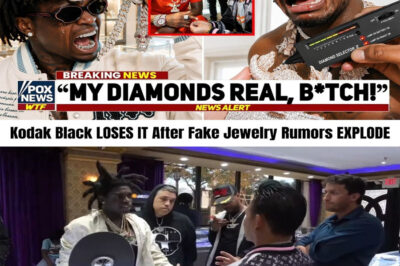 The hip-hop world is in absolute chaos after a viral video caught Kodak Black freezing on camera! When a man approached the rapper with a live diamond tester, Kodak went into defensive mode, desperately blocking the device from touching his multi-thousand dollar chain. Jewelers from his past are now leaking massive proof about a suspicious “cleaning package” switch right before the BET Awards
