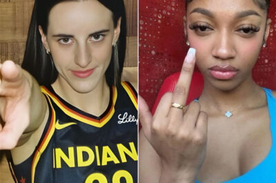 Things got heated when Angel Reese was asked about Caitlin Clark’s Athlete of the Year award – she flipped off the reporter and let out six bitter words. Fans are divided and the video is going viral. What really went down in this explosive exchange?