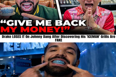 The rap world is in absolute meltdown! Just days after Drake dropped his massive album Iceman, a devastating fraud scandal has hit his inner circle. Reports reveal that “King of Bling” Johnny Dang’s Houston store was raided over a multi-million dollar scam. Drake’s stunning blue diamond grills are now being mocked as fakes.
