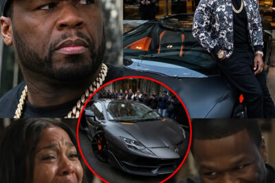 50 Cent just rolled in with a stunning Lamborghini, and the internet immediately WENT WILD! From bold reactions to emotional breakdowns, fans are sure there’s a secret message behind this high-end flex… and the controversy is only heating up.