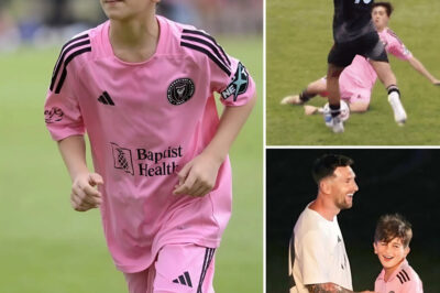 “‘The boy got back up immediately. Just like Messi’ fans exclaimed…