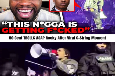 A$AP Rocky’s tour faced chaos after viral footage showed a G-string peeking from his outfit, triggering a brutal trolling from 50 Cent. As memes dominate, absolute panic exploded behind the scenes. A leaked audio from the Baltimore green room surfaced minutes ago.