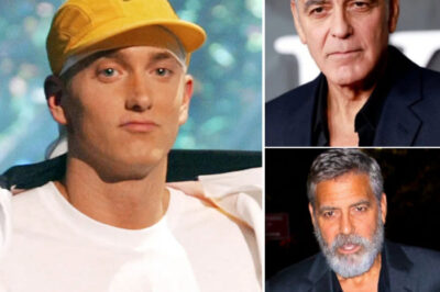 LAST NIGHT: George Clooney attacked Eminem and received a brutal “lesson” he won’t soon forget.