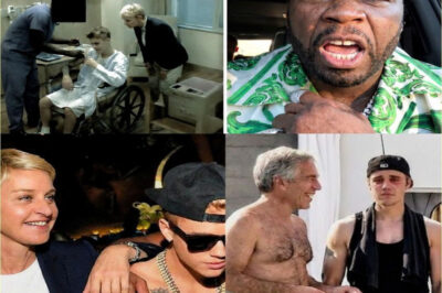HOLLYWOOD IN FLAMES: The 50 Cent Bombshell Exploding the Internet, Ellen’s Alleged Epstein Ties, and the Justin Bieber Video Driving 668 Million Views!
