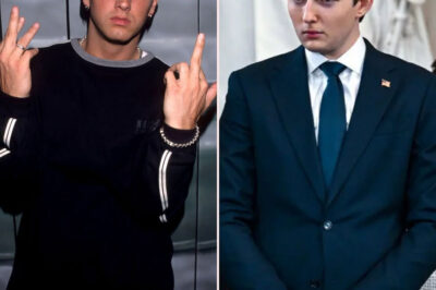 “Barron Trump’s ‘195 IQ’ Boast Implodes After Eminem’s Chilling Question Silences Entire Studio Instantly Forever”