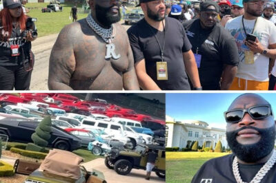 Rick Ross Begins Staging Vehicles for His 5th Annual Car Show – The Ultimate Boss Flex Is Loading