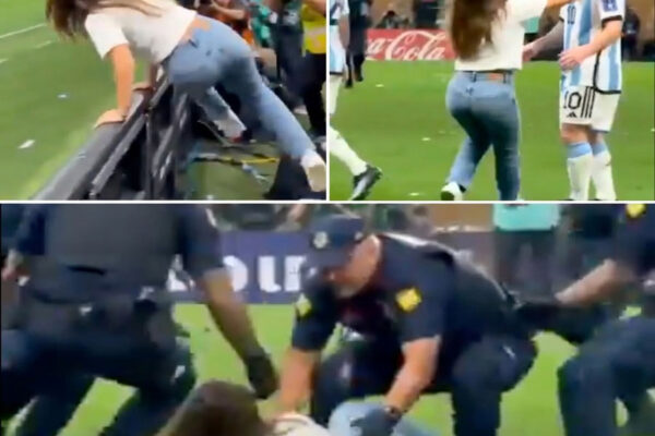 “SECURITY COULDN’T STOP HER IN TIME…” A Female Fan Suddenly Ran Onto T...