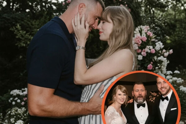 Travis Kelce Reacts to AI Wedding Photo of Him and Taylor Swift — and ...