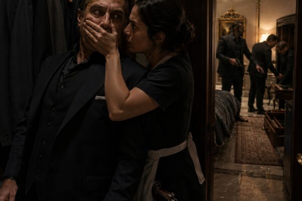 El jefe de la mafia llegó temprano a casa, entonces su criada lo agarr...