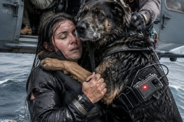A Dog Stayed Beside Her in the Freezing Atlantic for Hours—Then Rescue...